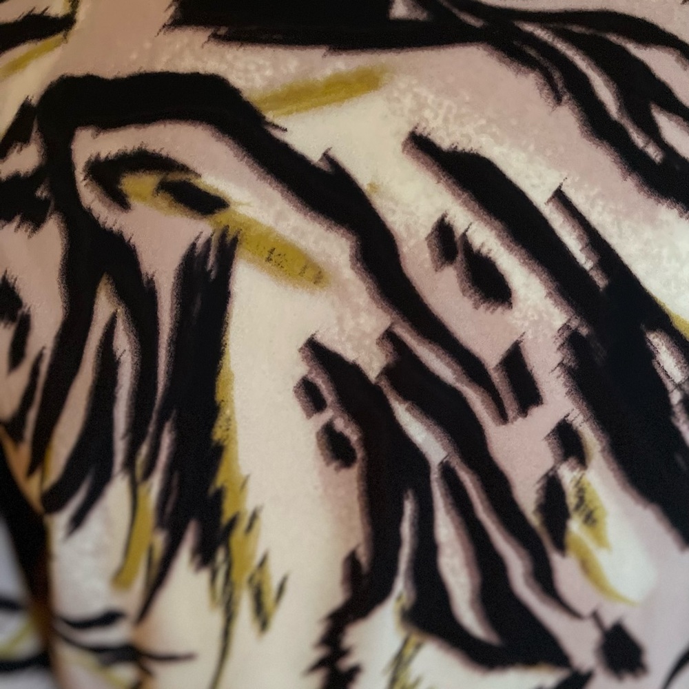 Bar III Zebra Print Maxi Wrap Dress - Picture 11 of 12